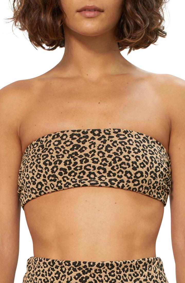Women's Mara Hoffman Abigail Bandeau Bikini Top - Brown