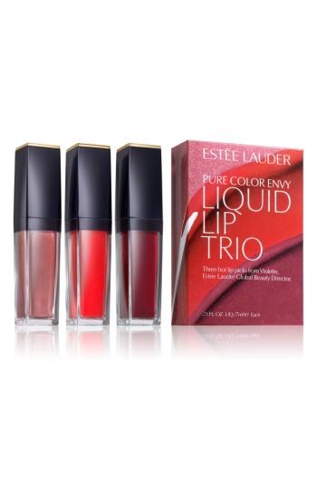 Estee Lauder Violette Pure Color Envy Paint-on Liquid Lip Color Trio - No Color