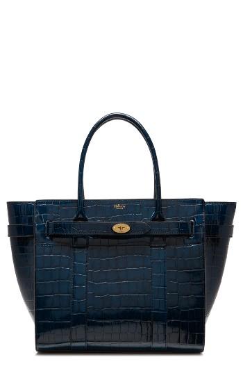 Mulberry Bayswater Leather Satchel - Blue