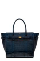 Mulberry Bayswater Leather Satchel - Blue