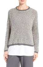 Women's Eileen Fisher Organic Cotton Boucle Sweater