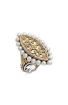 Women's Konstantino Sterling & Cultured Pearl Marquise Ring