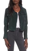 Women's Blanknyc Crop Suede Moto Jacket