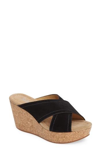Women's Splendid Joan Wedge Sandal M - Black