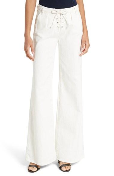 Women's Frame Le Capri Lace-up Pants