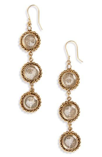 Women's Virgins Saints & Angels San Benito Cross Drop Earrings