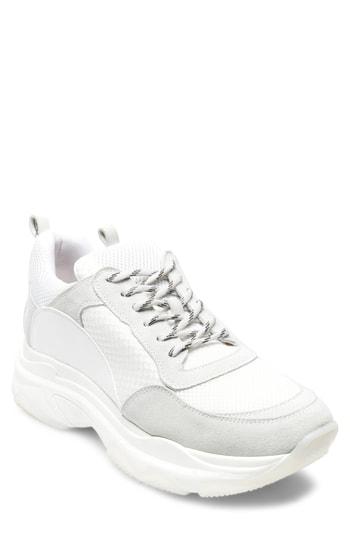 Men's Steve Madden Russell Platform Sneaker M - White