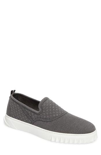 Men's Salvatore Ferragamo Clay Slip-on Sneaker M - Grey