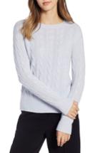 Women's 1901 Cashmere Cable Sweater - Blue