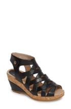 Women's Dansko Cecily Caged Wedge Sandal .5-6us / 36eu M - Black