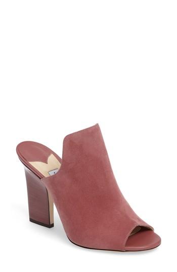 Women's Jimmy Choo Hustle Peep-toe Mule Us / 35eu - Pink
