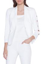 Women's Akris Punto Memphis Wave Blazer - White