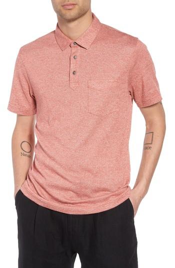 Men's Treasure & Bond Marled Knit Polo - Metallic