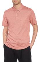 Men's Treasure & Bond Marled Knit Polo - Metallic