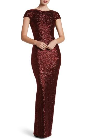 Women's Dress The Population Teresa Body-con Gown - Red