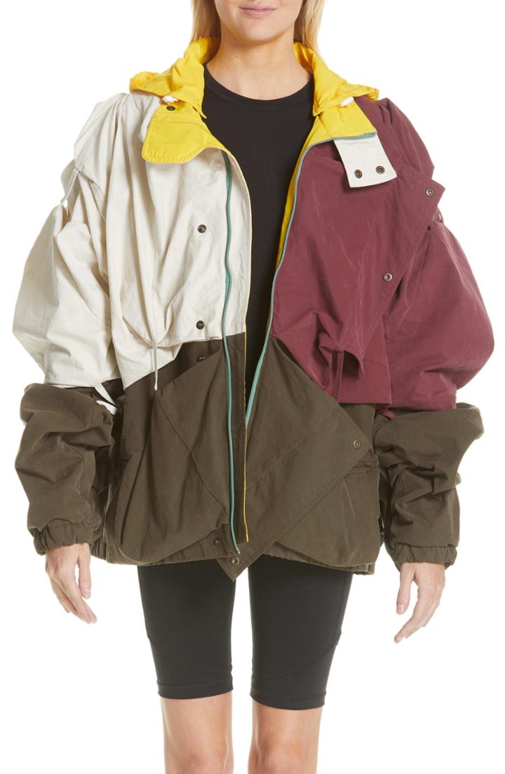 Women's Y/project Oversize Hooded Jacket - Orange