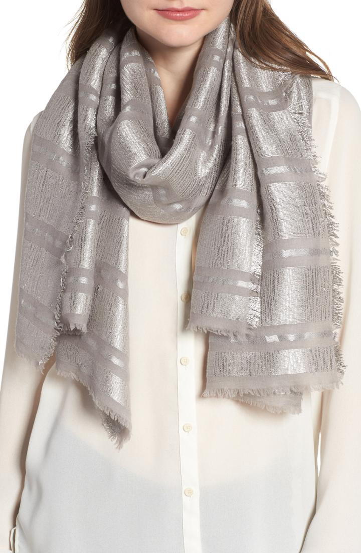 Women's La Fiorentina Metallic Stripe Scarf