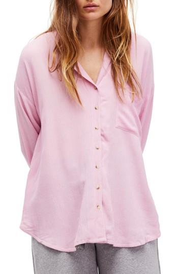 Women's Free People Magic Breeze Shirt - Pink