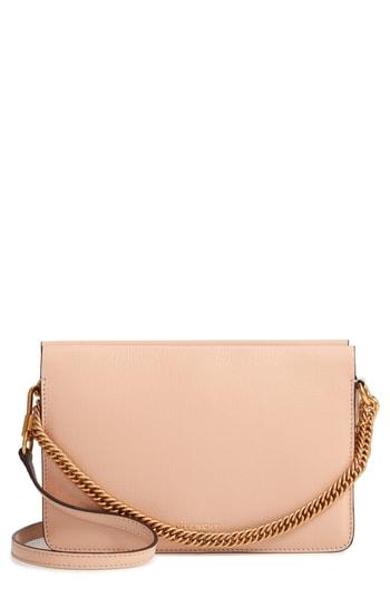 Givenchy Cross 3 Leather Crossbody Bag - Beige