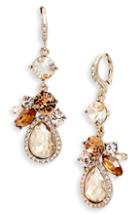 Women's Givenchy Pave Cluster Drop Earrings