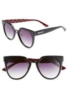 Women's Mcq Alexander Mcqueen 53mm Cat Eye Sunglasses - Black