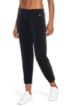 Women's Aviator Nation Classic Velvet Sweatpants, Size - Blue