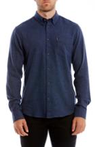 Men's Ben Sherman Twisted Brushed Trim Fit Sport Shirt - Blue