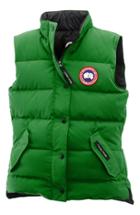 Women's Canada Goose 'freestyle' Slim Fit Down Vest - Green (online Only)