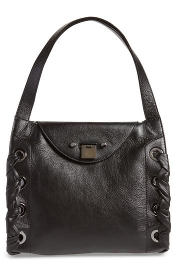 Jimmy Choo Rebel Leather Shoulder Bag - Pink