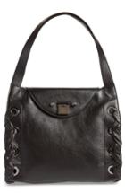Jimmy Choo Rebel Leather Shoulder Bag - Pink