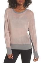 Women's Blanc Noir Flutter Sweater - Grey