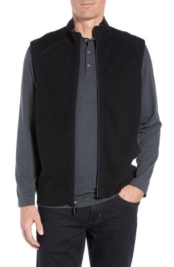 Men's Tommy Bahama Flip Side Reversible Zip Vest - Black