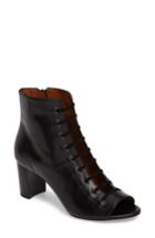 Women's Aquatalia Stefania Weatherproof Open Toe Bootie .5 M - Black