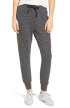 Women's Sundry Star Sweater Knit Jogger Pants - Grey
