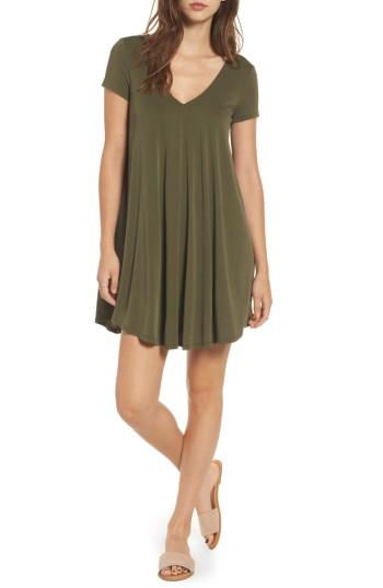 Women's Soprano T-back Swing Dress - Green