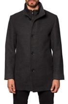 Men's Jared Lang Wool Blend Coat, Size - Black