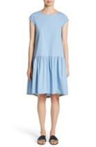 Women's Fabiana Filippi Poplin Drop Waist Dress Us / 38 It - Blue