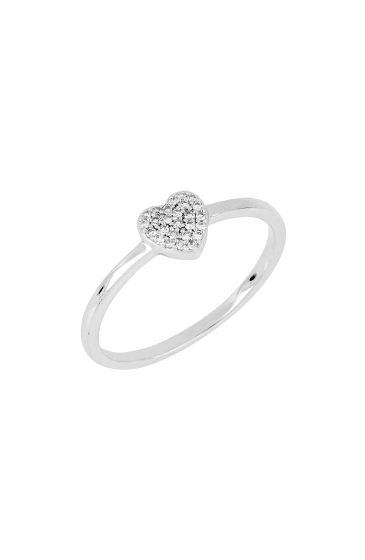 Women's Carriere Diamond Heart Stacking Ring (nordstrom Exclusive)
