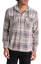 Men's Quiksilver Tang Hooded Woven Shirt - Beige