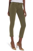 Women's Hudson Jeans Nico Lace-up Crop Super Skinny Jeans - Green