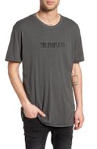 Men's The People Vs. Embroidered T-shirt - Grey