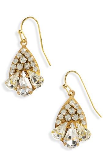 Women's Sandy Hyun Scalloped Crystal Earrings