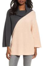 Women's Chaus Colorblock Cowl Neck Sweater - Pink