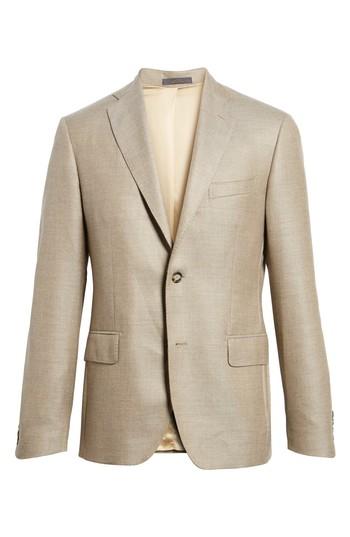 Men's Monte Rosso Classic Fit Cashmere Blazer R - Beige