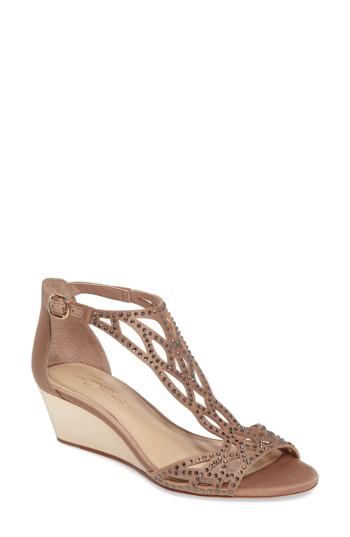 Women's Imagine By Vince Camuto 'jalen' Wedge Sandal .5 M - Beige