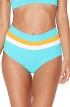 Women's L Space Portia Reversible Colorblock Bikini Bottoms - Blue