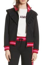 Women's Joie Deetra Rib Knit Trim Jacket, Size - Black