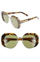 Women's Karen Walker Domingo 52mm Sunglasses - Crazy Tortoise/ Gold