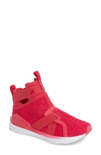 Women's Puma Fierce Strap Training Sneaker M - Pink