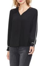 Women's Vince Camuto Piped Sleeve Top - Black